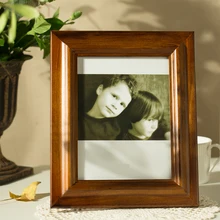 Ancient Solid Wood Photo Frame Natural Growth Texture Creative Home Wall Decoration Poster Photo Many Kinds of Photo Frame