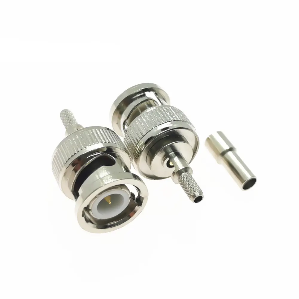 1 шт. Новый BNC штекер RF коаксиальный коннектор обжимной RG316 RG174 LMR100 кабель прямой