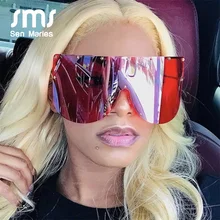 Sen Maries женские крупные солнцезащитные очки бренд винтажное зеркало из сплава большие звезды оправа для женщин мужские очки Оттенки UV400