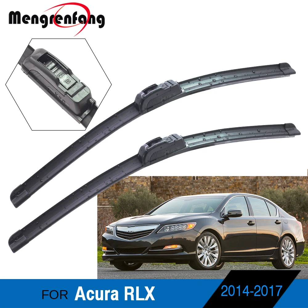 Для Acura RLX автомобильный Стайлинг передние щетки стеклоочистителя ветрового стекла авто мягкие резиновые стеклоочистители J крюковые рычаги