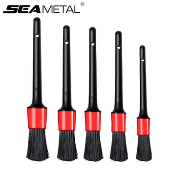 

Car Detailing Brush Auto Cleaning Brushes 5pcs Universal Vehicle Wheel Dashboard Air Outlet interior Edge Gap Cars Washing Tools
