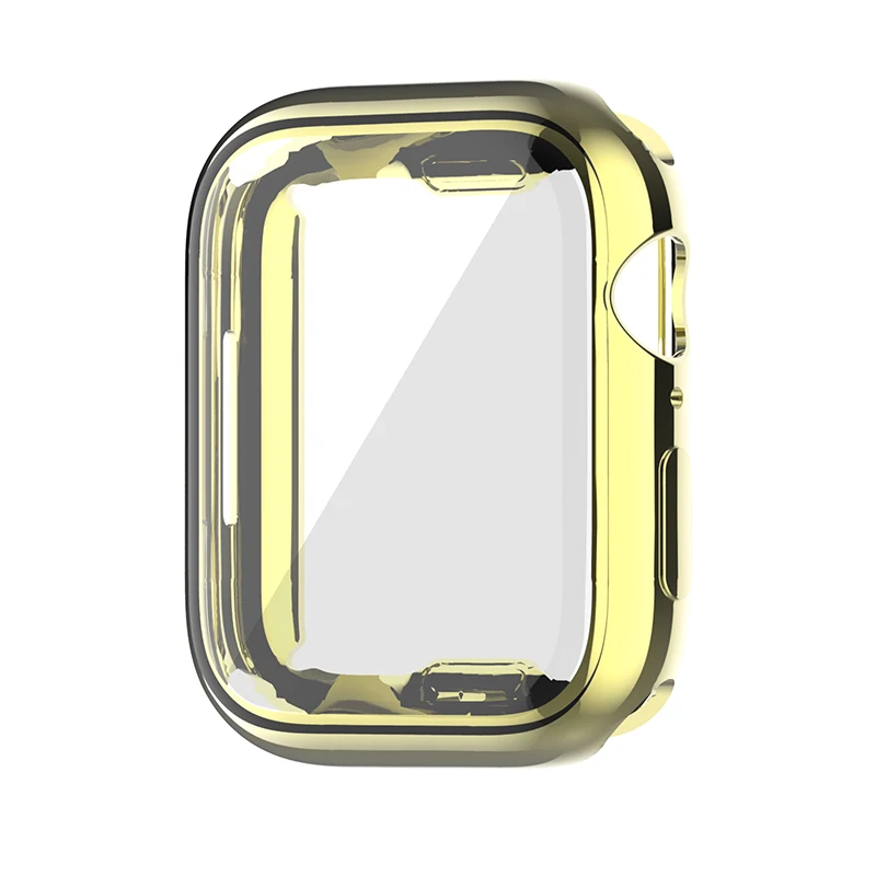 Cover Protector For Apple Watch case 45mm 41mm 44MM 40MM Full TPU Screen Bumper 42mm 38MM accessories iwatch series 7 SE 6 5 4 3