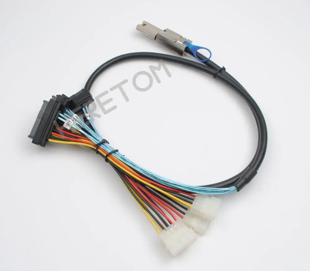 Кабель жесткого диска HD Mini SAS SFF-8088 26Pin-4 SFF-8482 29Pin Raid-накопители кабель питания 2 м/200