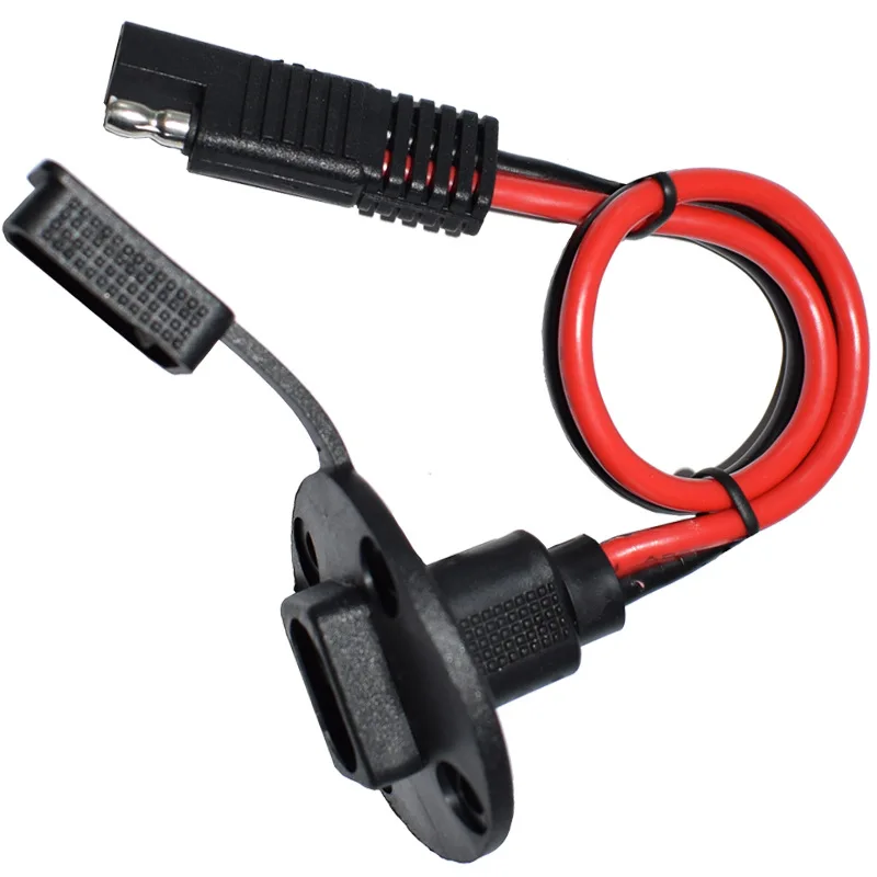 Розетка питания DIY 12AWG 30 см SAE водонепроницаемое быстроразъемное крепление на