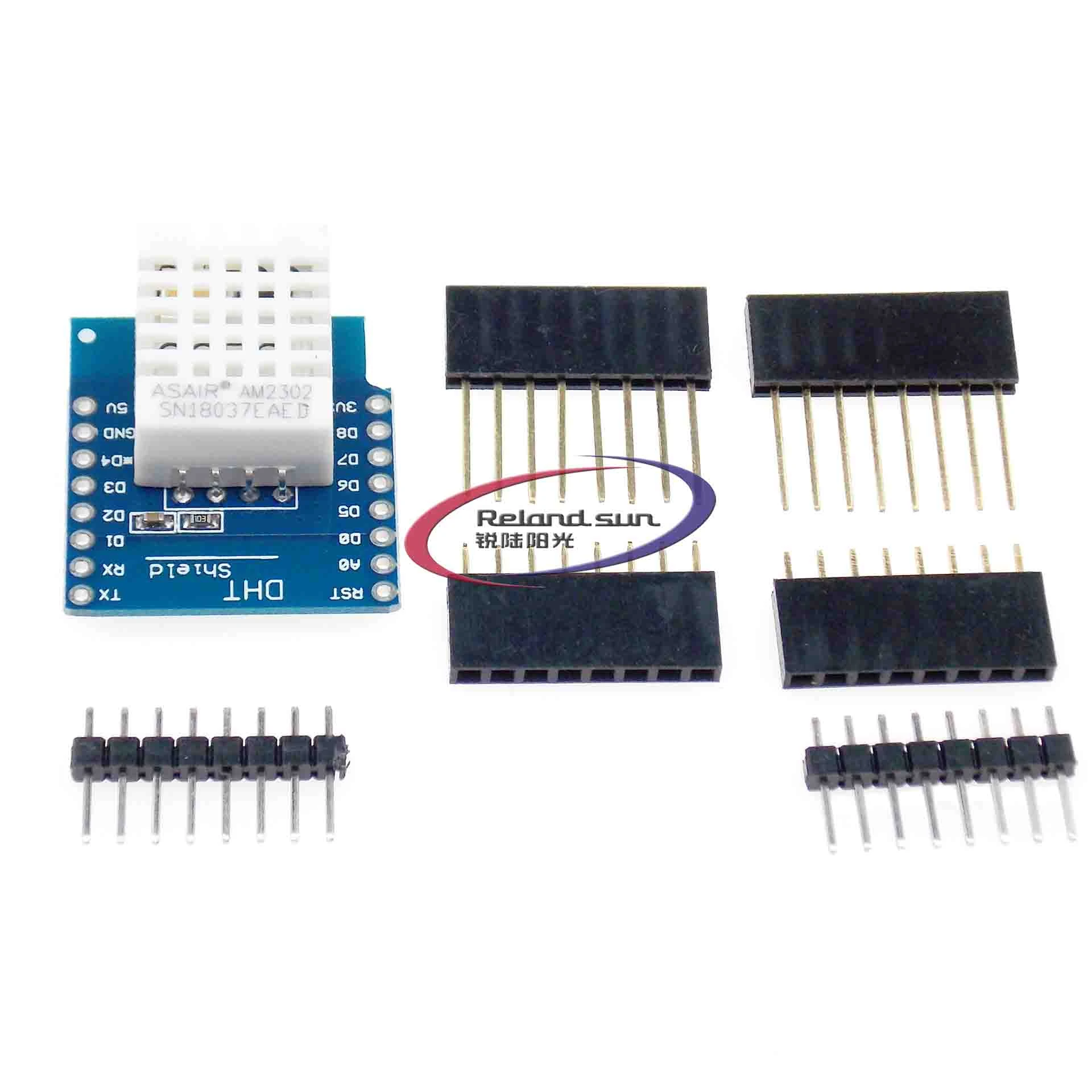DHT Pro Shield for WeMos D1 Mini DHT22 Single-Bus Digital Temperature and Humidity Sensor Module DHT Pro Shield for WeMos D1 Mini DHT22 Single-Bus Digital Temperature and Humidity Sensor Module
