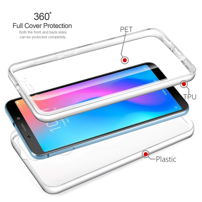 Чехол для Xiaomi Mi A1 A2 A3 8 Lite 9 SE 9T Redmi S2 7 7A 6A 5A 5 Plus Note 6 Pro K20 чехол с полным покрытием из