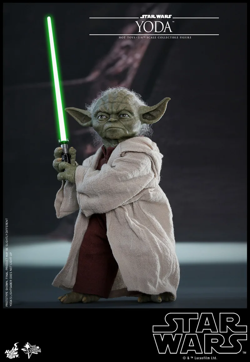 Для коллекции полный набор HotToys «камень, ножницы, бумага» MMS495 1/6th Мастер Йода фигурка для вентиляторы коллекция