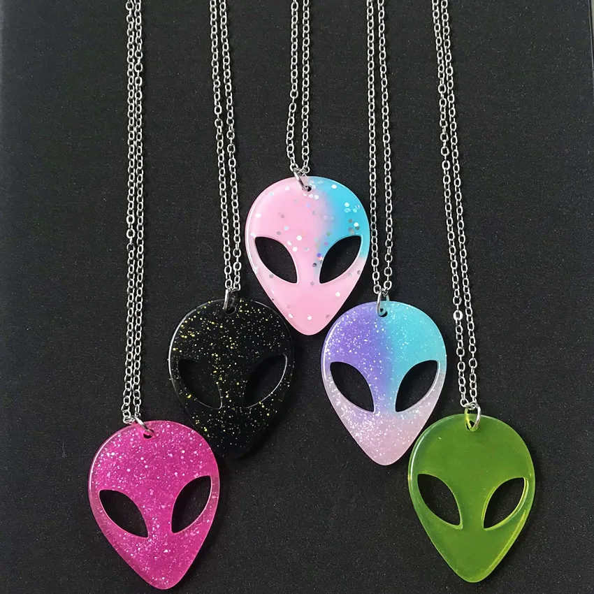 1 шт. женское ожерелье из разноцветной смолы|Ожерелья с подвеской| |