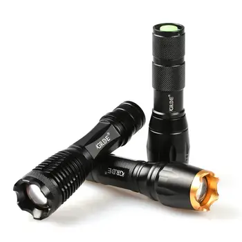 

LED Tactical Flashlight T6 LED Flashlight Portable Outdoor Waterproof Zoom Set Lantern High Power Rechargeable Led Flashlight