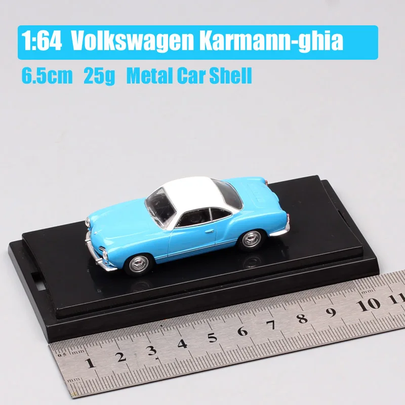 Классический 1/64 масштаб kyosho mini vw Karmann ghia металл, полученный литьем под давление и игрушки автомобилей Миниатюрные модели для хобби Подарочный коллектор ребенок - Цвет: Karmann-ghia