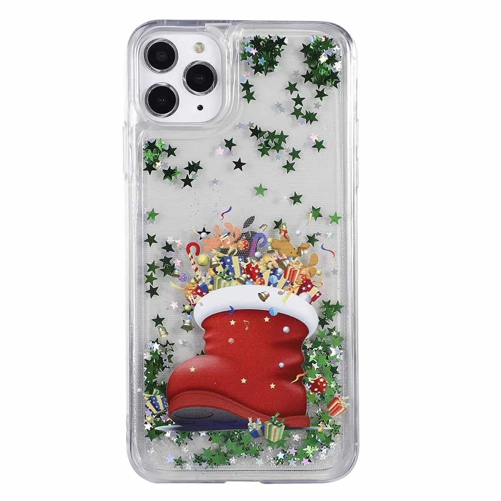 C Рождественский подарок, чехол для мобильного телефона samsung s7-s10 и note, чехол с рождественским узором, силиконовый мягкий/Жесткий Чехол, защита от пыли 10,30 - Цвет: C
