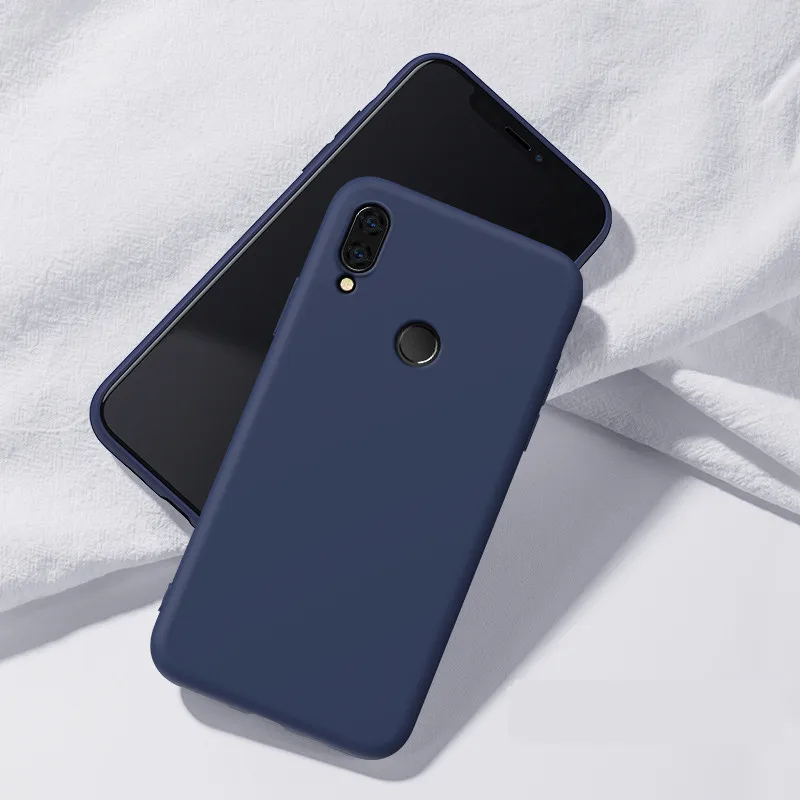 Funda силиконовый матовый чехол для Xiaomi mi Note; размеры 9 и 10 se A3 lite 9T Pro cc9 cc9e Red mi K20 Note 8t 7 8 Pro 8A 7A Мягкий ТПУ чехол Обложка - Цвет: blue