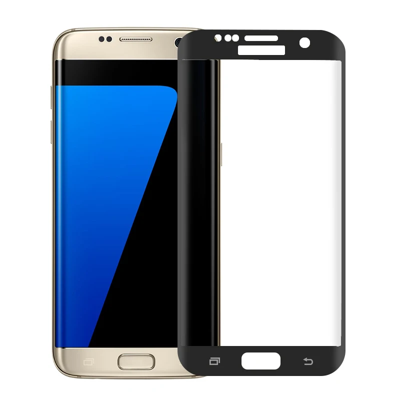 

2019 New 9H Tempered Glass Curved Full Cover Screen Protector For Samsung Galaxy S7 Edge