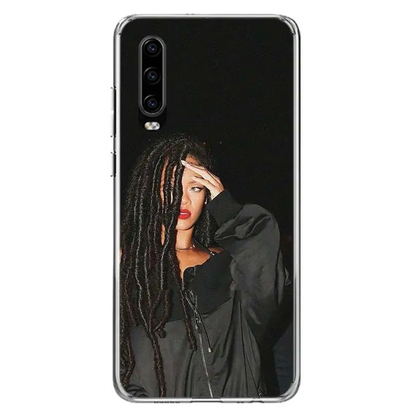 В стиле Рианны; крышка чехол для телефона для huawei P30 P20 Коврики 30 20 10 Pro P10 Lite P Smart Z+ корпус под плетенную сумку Капа