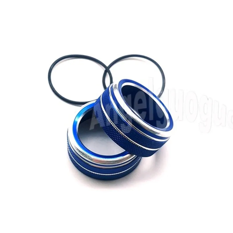 Aluminum Alloy Button Audio Stereo Volume Control Knob Ring Cover For Volkswagen VW Tiguan Passat B8 Atlas Golf Mk7 Jetta Mk7