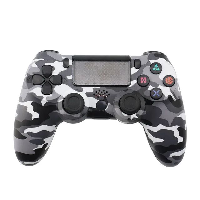 Bluetooth беспроводной/USB проводной джойстик для PS4 контроллер подходит для playstation 4 консоль для двойного удара 4 геймпад игровой джойстик - Цвет: Wireless Gray