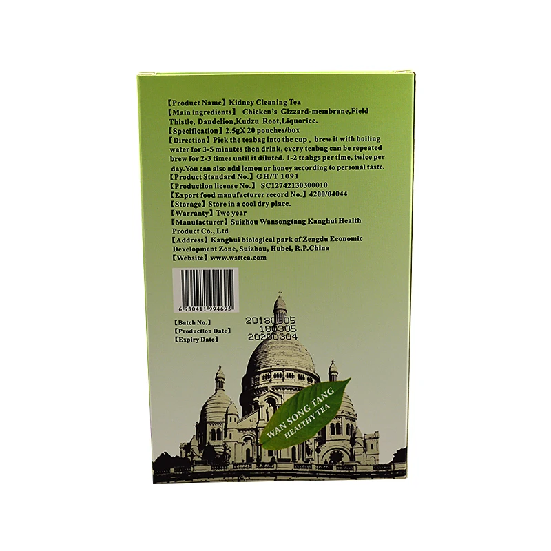 40 pcs/2 Packs Kidney Stone Cleaning Tea gallbladder Kidney stone treatment cleaning kidney gallstone product draining Stone tea