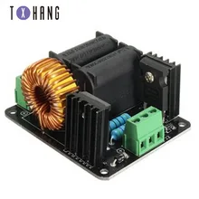ZVS high voltage generator Tesla coil flyback controller circuit board + smtc ignition coil electronics heater cc 12-36V 10A zvs tesla coil flyback driver sgtc marx generator jacob s ladder 12 30v dc red