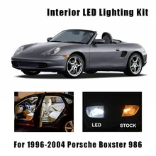 12 stücke Weiß Canbus Fehler Free LED Innen Dome Karte Licht Paket Kit Für 1996-2004 Porsche Boxster 986 trunk Kennzeichen Lampe