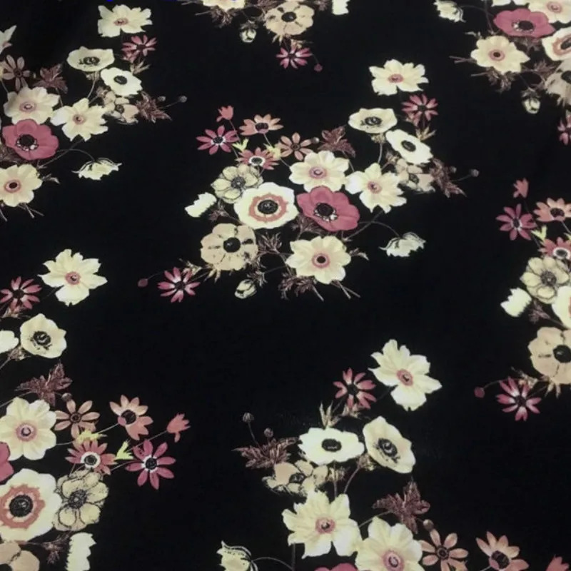 Брюки; шифоновое платье из креповой ткани с цветочным принтом