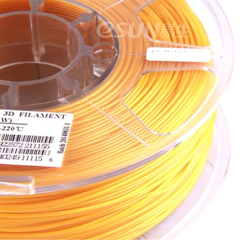 

2020 Hot Sale! Esun PLA ,PLA+ filament Yellow color /3D Printer consumable/340M,1.75mm,1kg /Free shipping from Russia