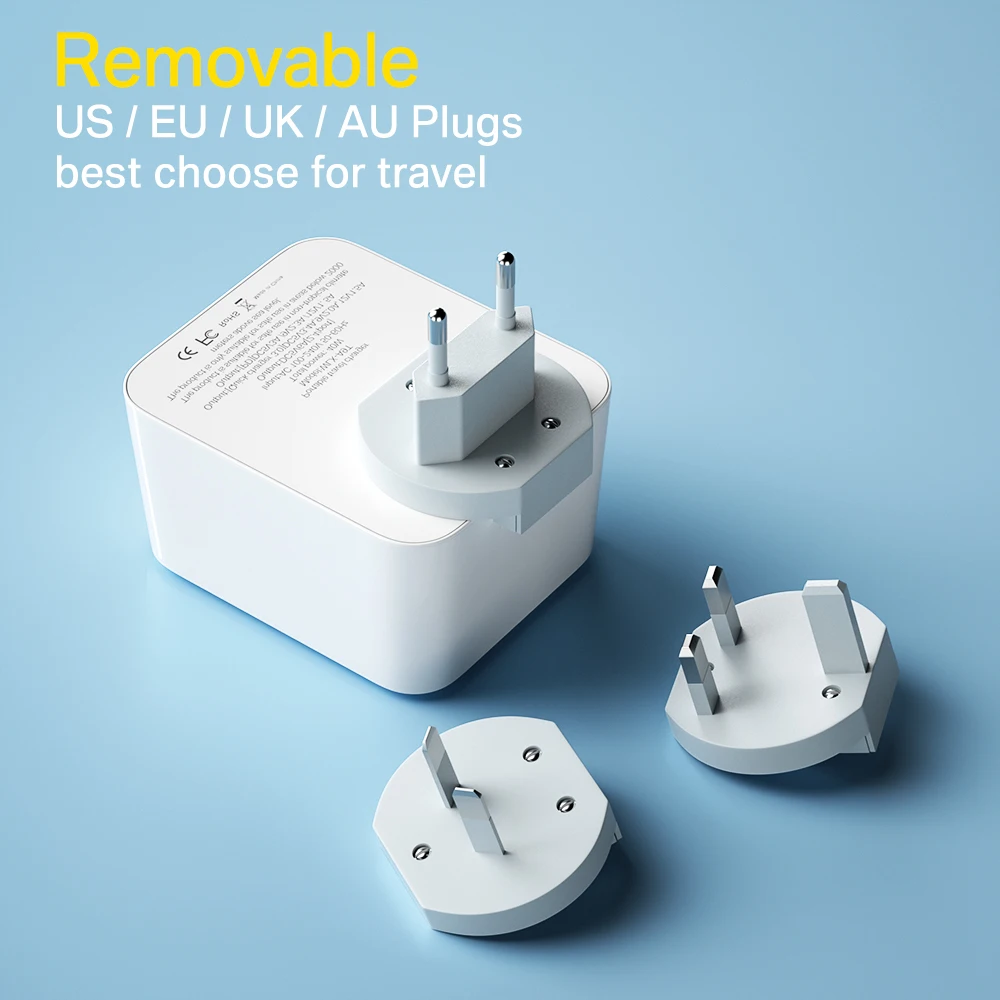 40W USB Charger Quick Charge QC3.0 Wall Travel Mobile Phone Adapter Fast Charger USB Phone Charger For iPhone 13 Pro Max Xiaomi