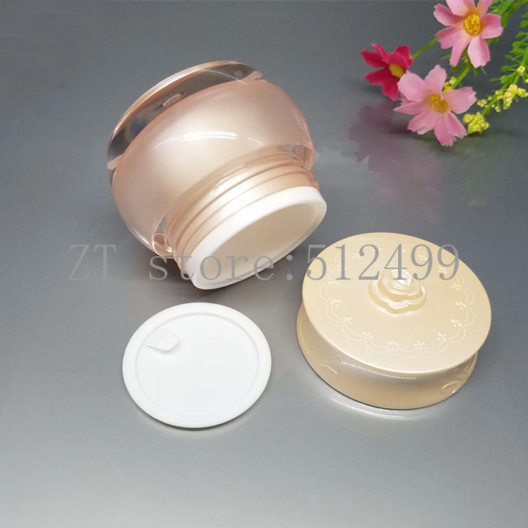 10 шт./лот 20/35/55g крем для лица белый банку 30/50/80/120 мл лосьона Пресс в бутылке насосе
