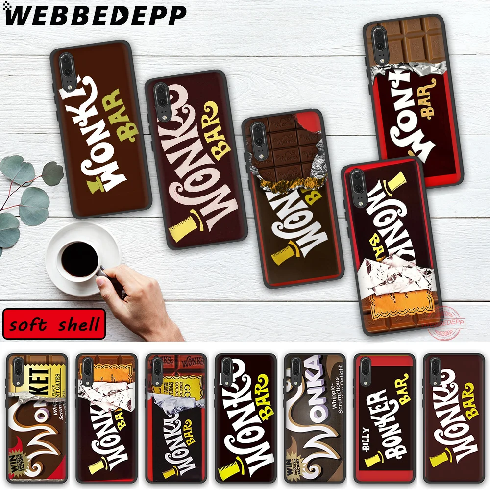 WEBBEDEPP Мягкий противоударный чехол Willy Wonka Bar для телефона Huawei Nova 2i 3 3i 4 5i 4E 5T 7 SE Mate 10 20
