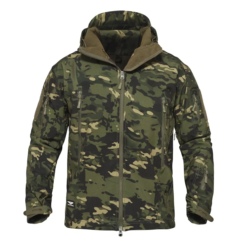 

Army Camouflage Men's Jacket Coat Military Tactical Jacket Winter Waterproof Soft Shell Jackets Windbreaker Male Hunt Clothes