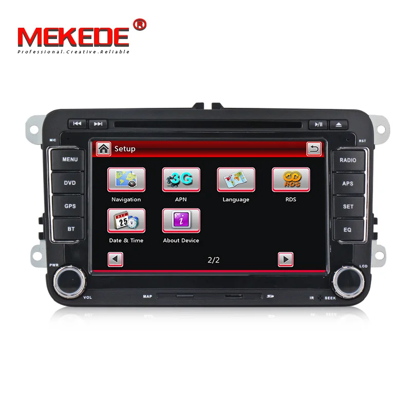 Sale 7" 2 din Car DVD gps Navi for Volkswagen VW golf 4 golf 5 6 SEAT touran passat B6 jetta caddy transporter t5 polo tiguan Radio 1