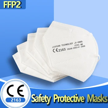 

70 Pcs FFP2 Mask Mouth KN95 Face Masks Filter Dustproof Anti-fog Respirator Breathable 5-Layer Protection Mascarillas kn95 Mask