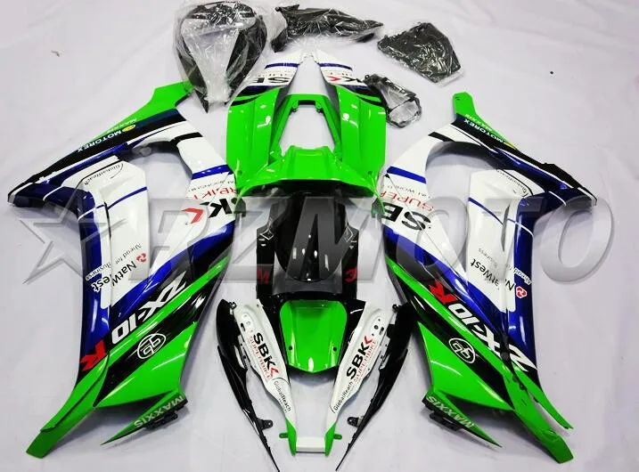 Инжекционный обтекатель антиблокировочной системы комплект подходит для Kawasaki Ninja ZX-10R ZX10R 2011- 11 12 13 14 15 Обтекатели набор SBK