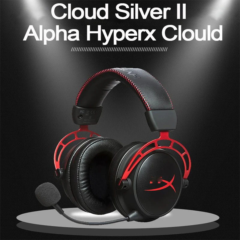 Headphone Mikrofon untuk Kingston HYPERX Cloud Alpha Cloud 2 Ⅱ Cloud Perak  Gaming Headset Kabel Mikrofon Mini Earpad Bantalan Telinga|Mikrofon| -  AliExpress