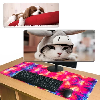 

Gaming Anti-Slip Locked Edge Large Mouse Pad Computer Mousepad Led XXL Soft Play Mats Mause Pad Keyboard Desk Mat For LOL WOW 2