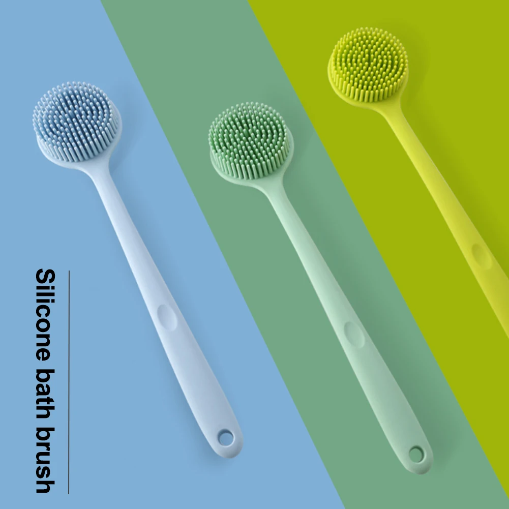 

Multifunctional Silicone Long-Handled Double-Sided Bathing Brush