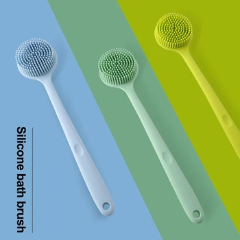 

Multifunctional Silicone Long-Handled Double-Sided Bathing Brush