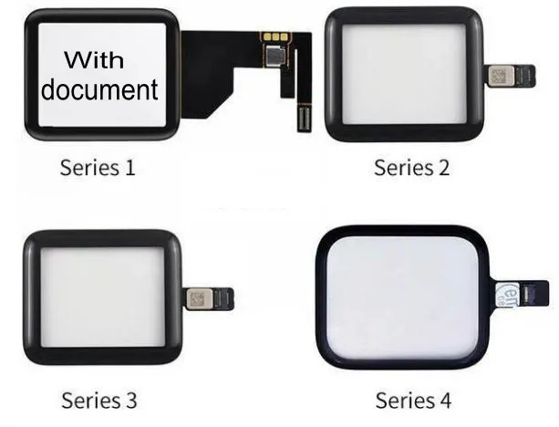 

1pcs Orig1nal Digitizer Glass Lens Panel Touch Screen For Apple Watch Series 1 2 3 4 38mm 42mm 40mm 44mm Replacement