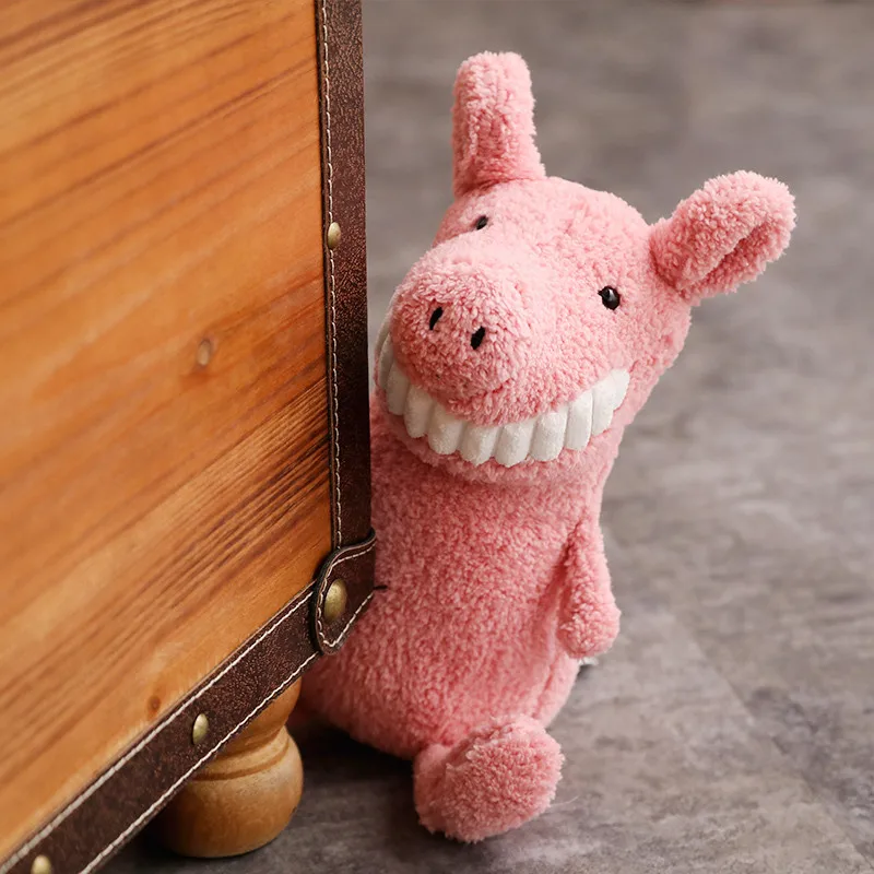 

Customizable Gift INS Big Buck Teeth Children Shaking Voice Network Red Pig Doll Smile Teeth Doll Crane Machines