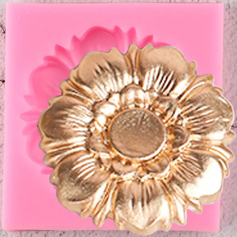 Гербера цветок силиконовая форма хризантемы торт украшения инструменты кекс Топпер помадка Конфеты Fimo глина форма для шоколадной мастики