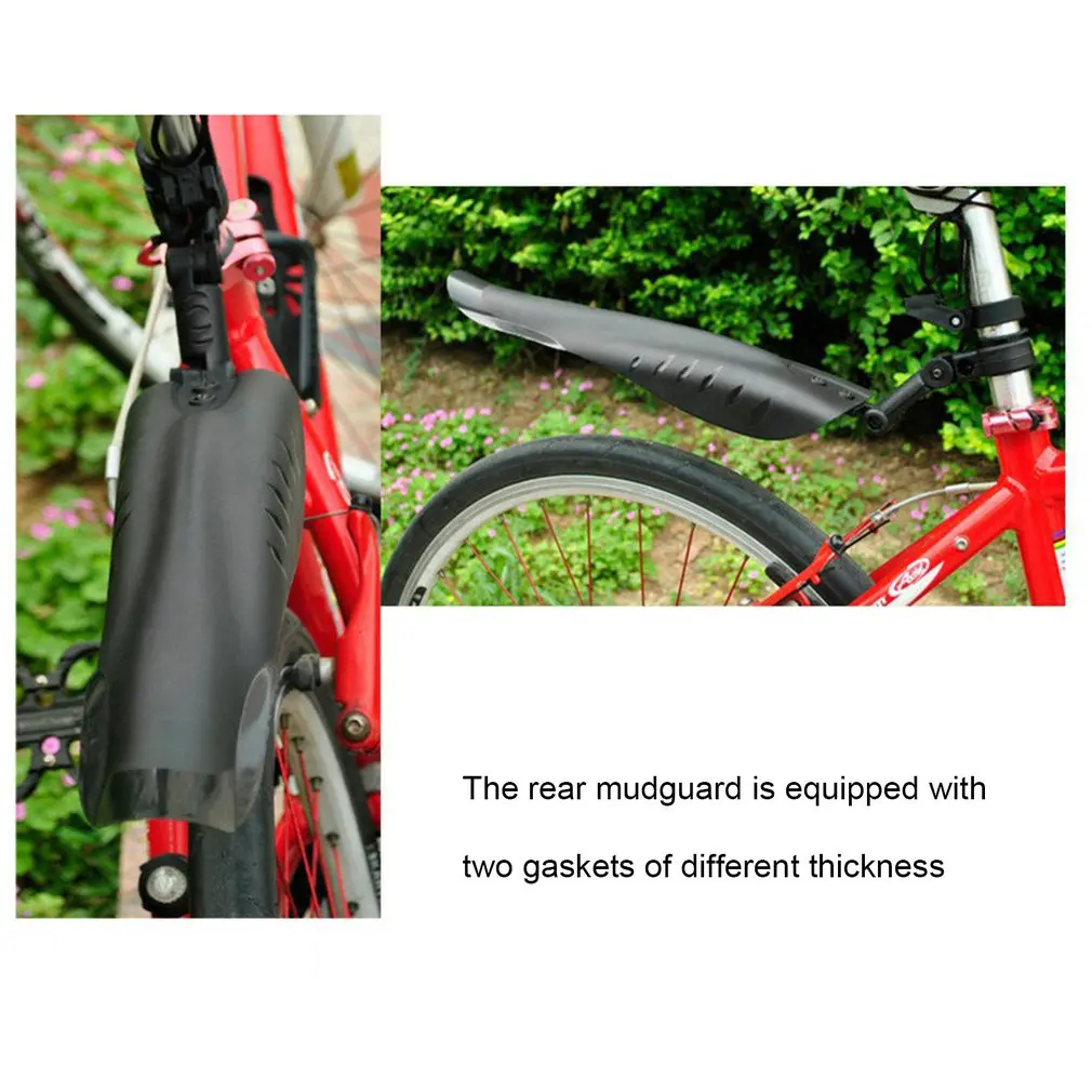 2pcs Bicycle Front Rear Fenders Mountain Road Bike Mud Removable Guards