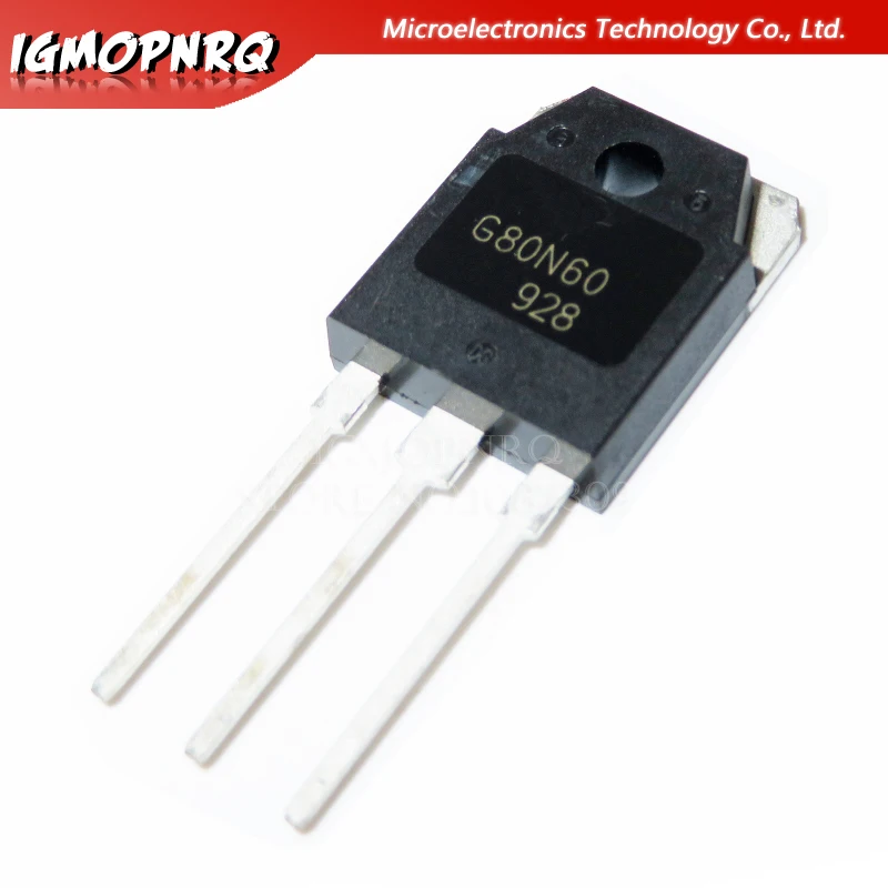 5 шт. SGH80N60UFD G80N60 80N60 80A 600V TO-3P Сверхбыстрая с изолированным затвором(IGBT