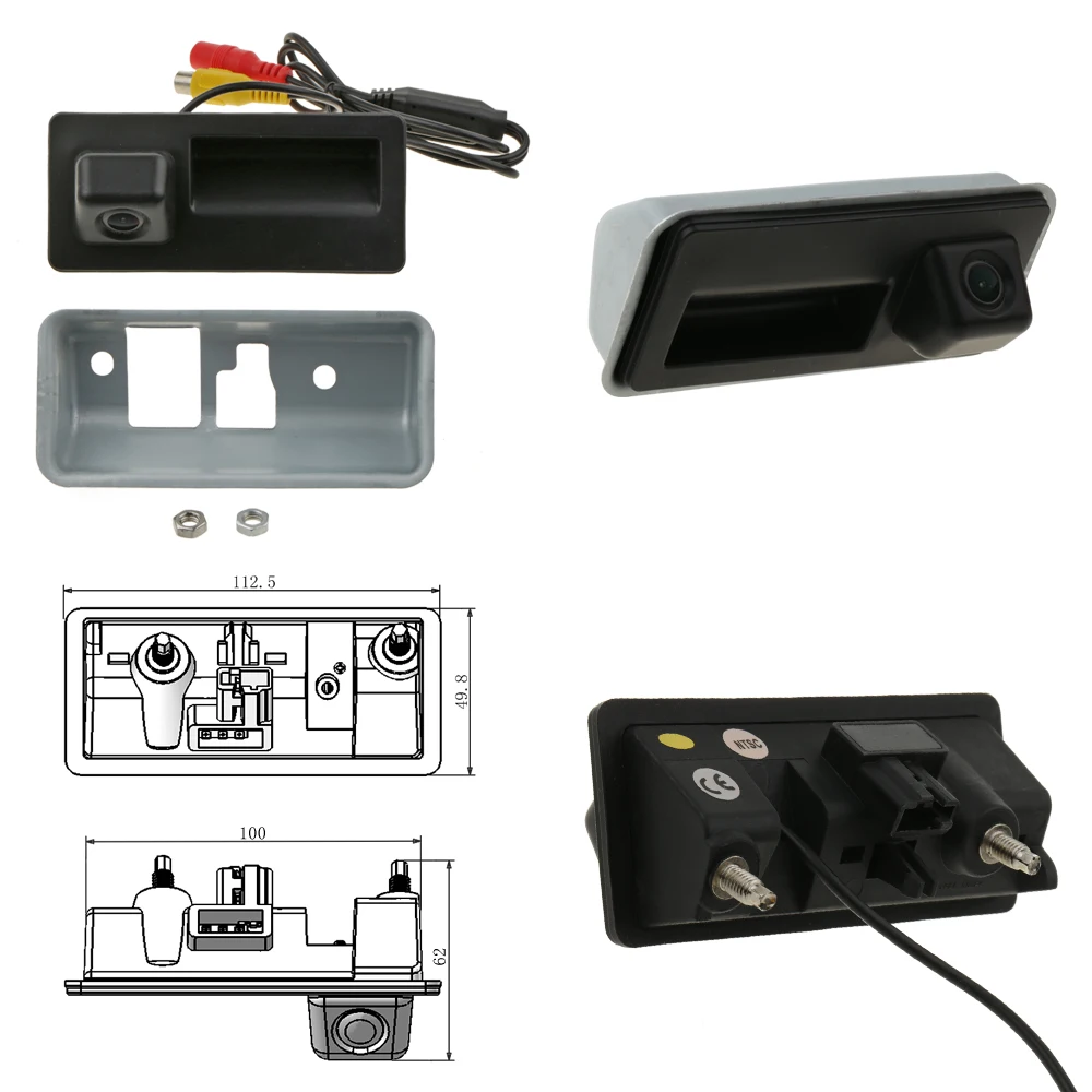 Автомобильная Задняя ручка багажника парковочная камера заднего хода для Audi A8 A6
