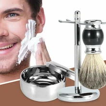 Мужская бритва для дома, мыльница для ванной комнаты, ручная подставка, держатель для бороды, щетка, портативный бритвенный набор, удаление волос 3 в 1, профессиональный сплав