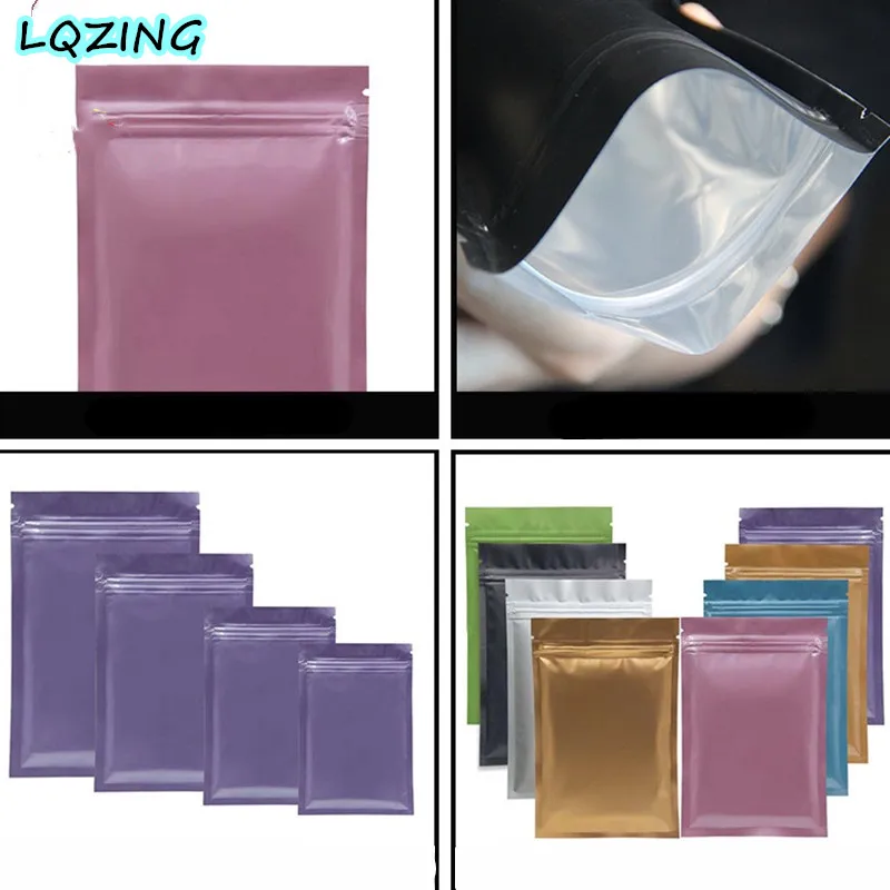 20 шт цветной мешок из алюминиевой фольги мини-самоуплотняющийся Ziplock мешок для упаковки еды многоразовый для выпечки конфет ювелирных частей сумки маленькие мешки