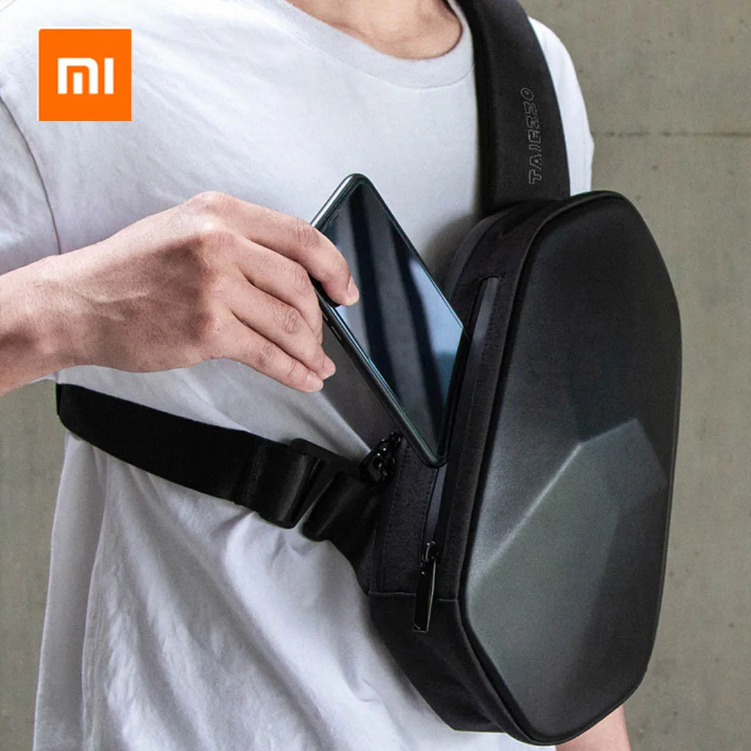 Xiaomi tajezzo многогранник PU Рюкзак USB сумка водонепроницаемый красочный досуг спорт нагрудный пакет сумки для мужчин женщин путешествия Кемпинг