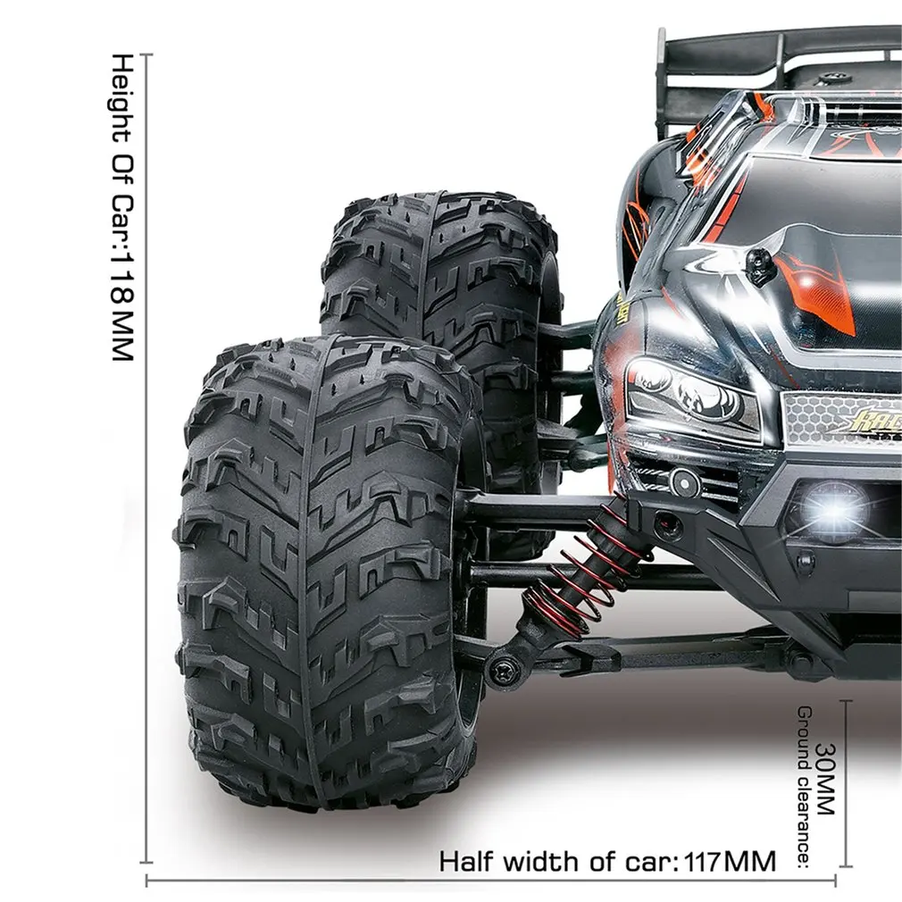 9135 1:16 RC автомобиль 4WD Вождение пустынный грузовик щеткой моторы привод Bigfoot пульт дистанционного управления модель автомобиля внедорожник игрушка