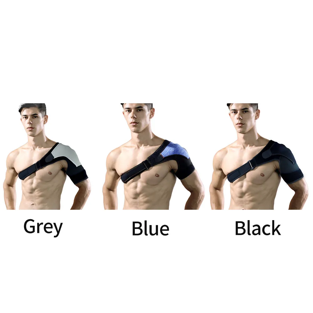 1pc Men Women Shoulder Brace Right Left Support Dislocated Joint Sprain Protective Orthotic Adjustable Rotator Cuff Soreness