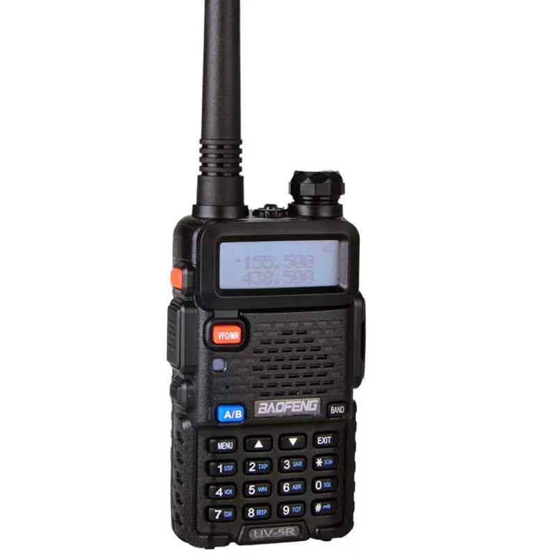 Baofeng Ultraviolet-5R Interphone UV двухдиапазонный UHF, VHF портативное переговорное устройство Любительская Беспроводная рация