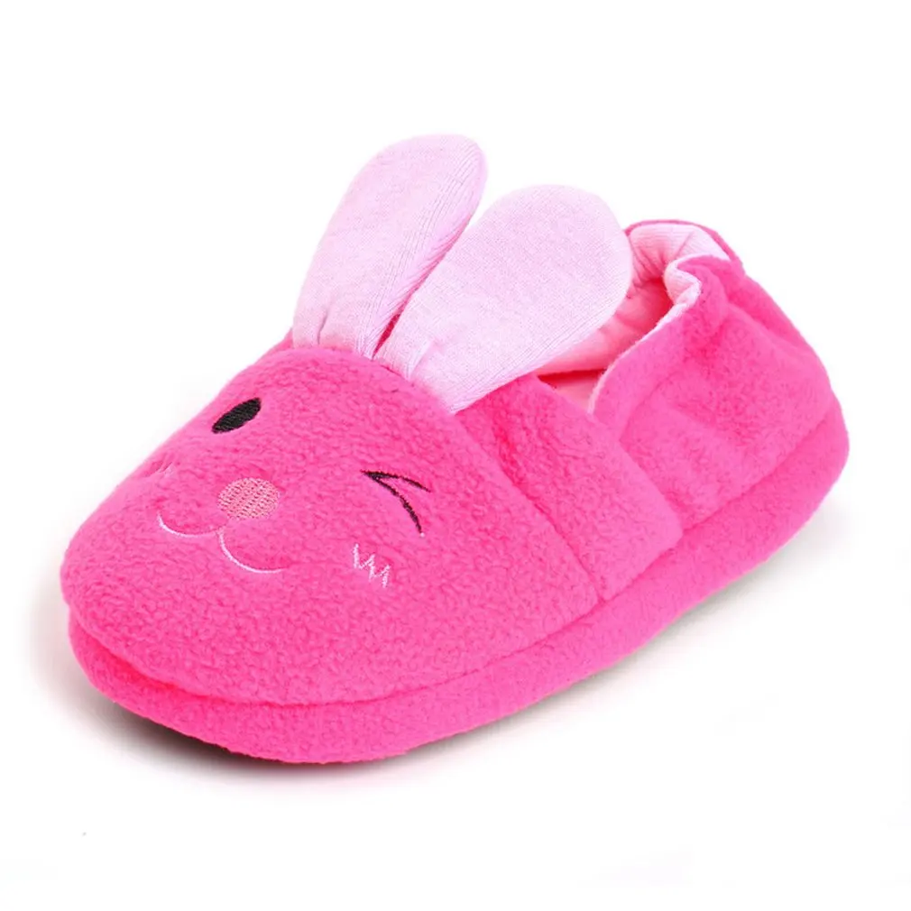 Baby Slippers Antiskid Boy Girls Autumn Winter Cartoon Indoor Home Shoes Little Girls Casual Shoes Warm Keeping Shoes Slippers