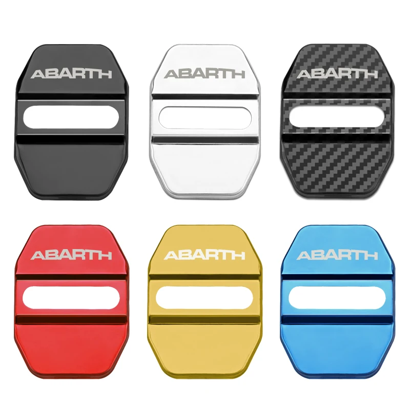 4 шт. авто нержавеющая сталь защита двери замок крышка для Fiat abarth 500 500L 500X Viaggio Ottimo Bravo стайлинга автомобилей